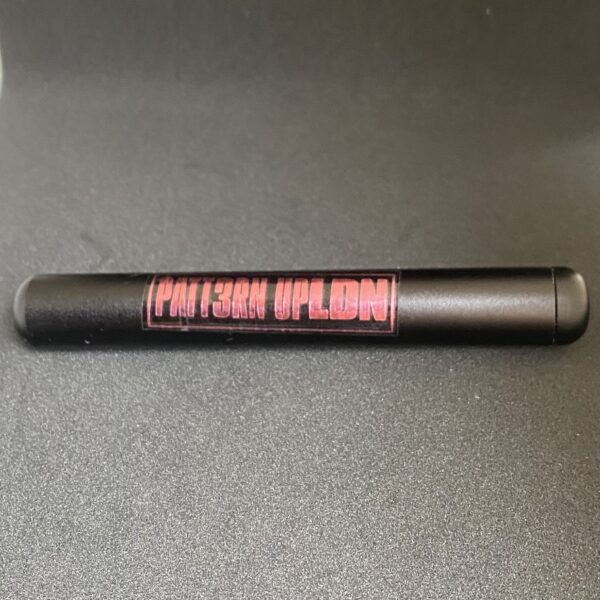 Metal Spliff Holder Black Doob Tube Patt3rn Up LDN Smellproof